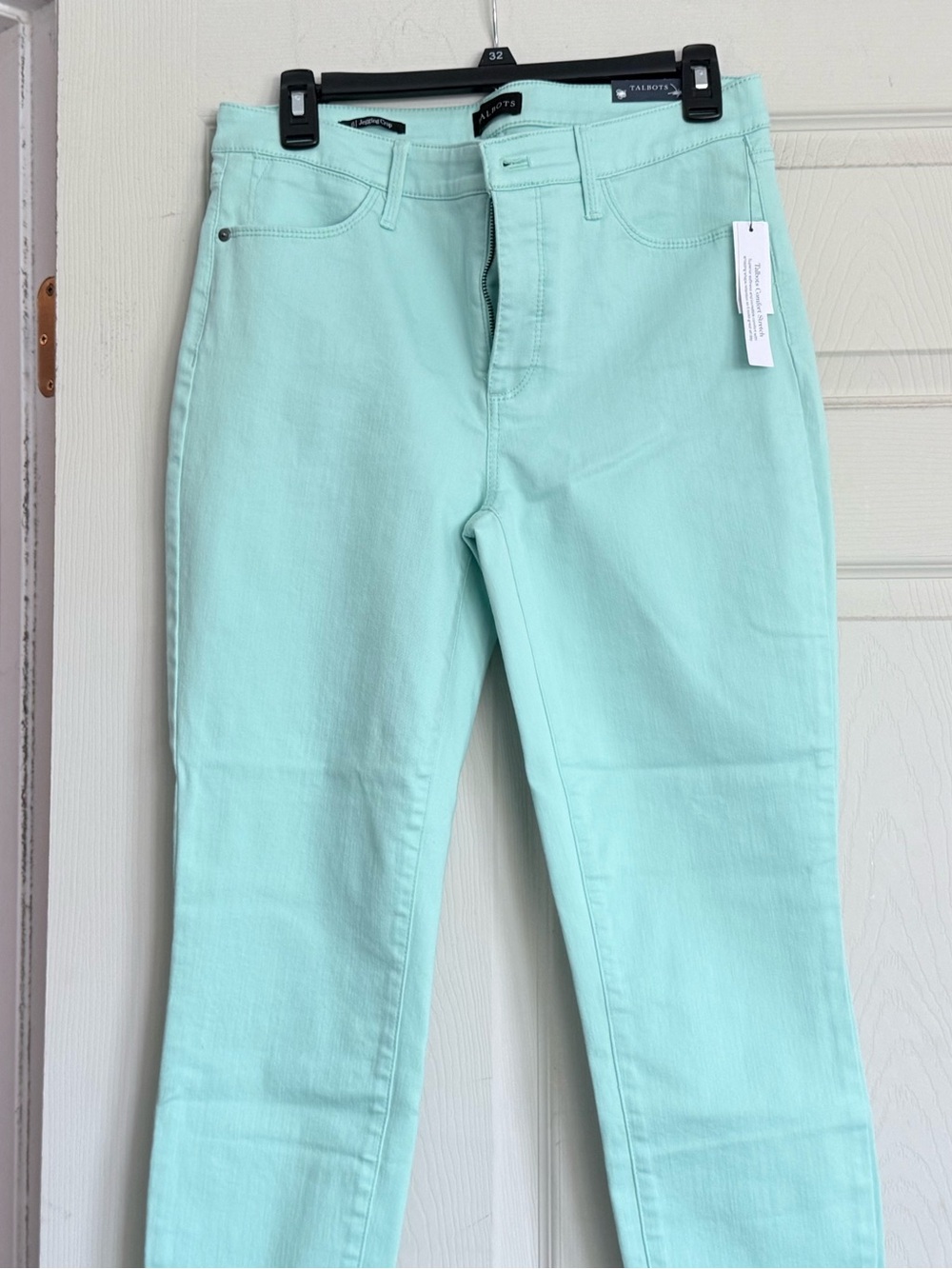 Talbots Seafoam Cropped Ankle Jeans